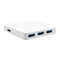 USB C Hub for Enhanced Connectivity and Organization on transparent background png
