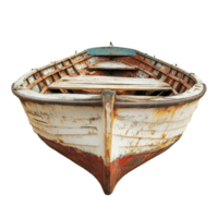 Scenic View of a Boat on a Tranquil Lake on Transparent Background png