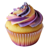 Delicious Cupcake for Celebrations and Events on Transparent Background png