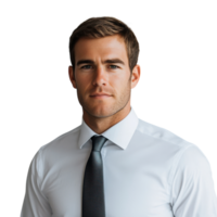Professional Man in Formal Attire for Business Settings on Transparent Background png