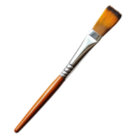 A Paintbrush on a Table for Creative Projects and Artworks on Transparent Background png