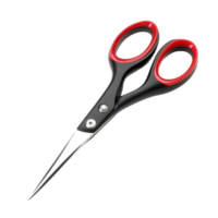 Versatile Red-Handled Scissors for Crafting and Home Use on Transparent Background png