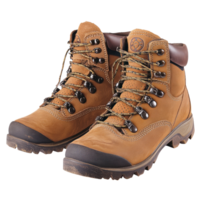 Rugged and Durable Hiking Boots for Outdoor Adventures on Transparent Background png