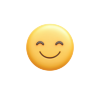 Cheerful Yellow Smiley Face Icon for Positive Vibes on Transparent Background png