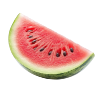 Fresh Watermelon Slice for Summer Refreshment on Transparent Background png