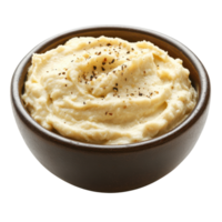 Creamy Hummus in a Bowl Perfect for Dips and Spreads on Transparent Background png