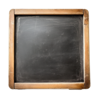 Empty Blackboard for Creative Ideas and Teaching Sessions on Transparent Background png