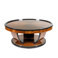 modern Coffee Table front view full length isolate on transparent background, png
