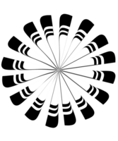 A black and white image of a flower with many lines png