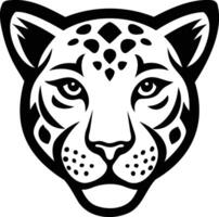 Cheetah Head Silhouette Grace and Speed Captured in Shadows vector