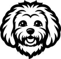 Bichon Frise Dog Silhouette The Playful and Adorable Companion in Shadows vector