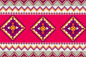 Geometric ethnic seamless pattern vector