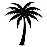 Silhouette of a Palm Tree - Illustration vector