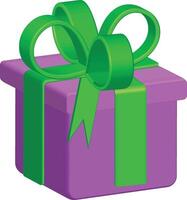 Isometric Gift Flat Icon. Pixel Perfect. For Mobile and Web. vector