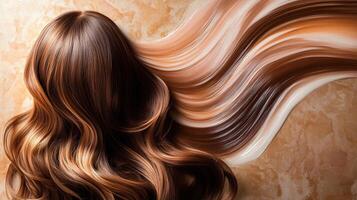 Experience a Stylish Hair Flow Enhanced with Gorgeous Luscious Highlights and Textures photo