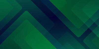 Abstract dark blue and green overlap background with shadow papercut square pattern. Dark background with shadow design. vector