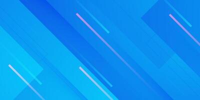 Abstract futuristic bright blue background with realistic papercut design. Blue background with shadow and lights pattern. vector