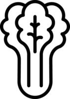 Celery Icon. Thin Line Celery Icon vector