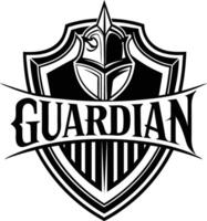 the logo for guardian, a company that makes armor vector