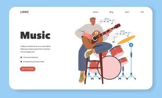 Millennial Hobbies. Flat Illustration vector