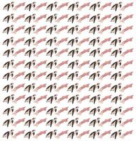 turtle and squid as a pattern background vector
