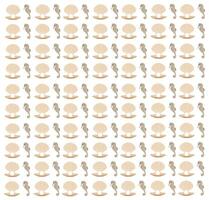 pearl oysters and seahorses as a pattern background vector