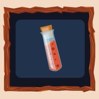 bottle of liquids vector
