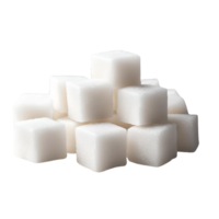 A pile of sugar cubes on a surface png