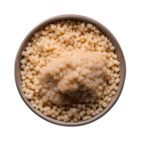 Showing small cube sugar in a full of bowl png