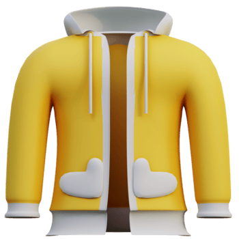 3d Illustration Jacke Kleider png
