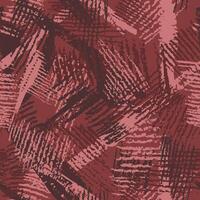 Hatch camouflage, modern fashion design. Hand drawn camo with pencil strokes. Grunge pattern. Red hatching abstract background, fashionable fabric. Textile printing. Seamless texture. vector