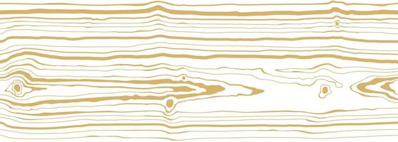 Dense thin lines pattern white background with light golden vein. Wood grain texture. Seamless tree pattern vector
