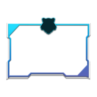 Interactive Stream Overlay with Face Cam Design png