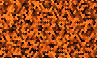 Colorful pixelated orange geometric grid modern abstract pixel noise vintage texture. color dots. vector