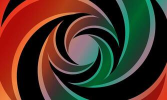 Abstract swirling circle backdrop colorful background. vector