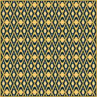 abstract pattern with unique hexagon and rhombus ornament vector