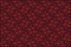 abstract triangle pattern with monochrome dark red style color vector