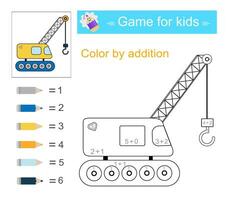 Math activity. Developing numeracy skills. Number range up to 10 vector