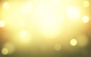Soft Golden Glow Bokeh Background. Warm Light Circles in a Radiant Abstract Scene, Background decoration vector