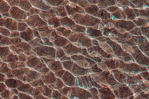 refelction an ripples on the water in the pool, color background photo