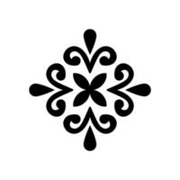 Decorative Art Mandala with Floral Motif vector