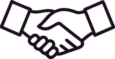 Professional Handshake Icons for Corporate Use vector