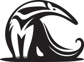 Stylish Anteater Icon Design for Websites and Apps vector