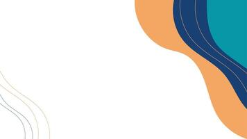 modern wave background with corner lines vector
