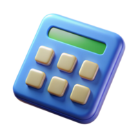 A calculator with four buttons on it png
