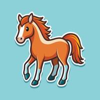 Adorable Horse Character with a Bright Expression vector