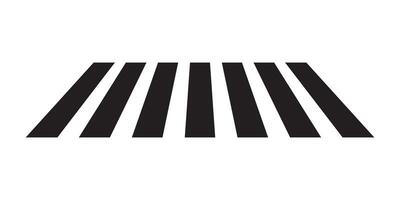 Pedestrian crosswalk icon. Zebra cross icon. vector