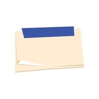 Envelope icon. Flat illustration of envelope icon for web design. Design elements illustration of agenda icon, small notes and technology theme vector