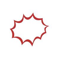 Speech bubble icon on background for graphic and web design. Simple sign internet concept symbol for website button or mobile app vector