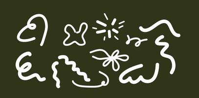 Hand-Drawn Line Art for Modern and Elegant Projects vector